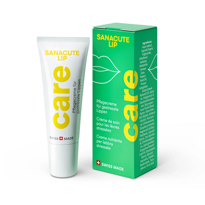 SANACUTE® LIP Care - Crème nourrissante pour les lèvres stressées
